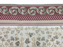Traditional Aubusson Needlepoint Rug 9 x 12, Flowers, Flatweave Carpet, Hand-Knotted, Brand New, Cream Color, Green, Maroon Red, Wool