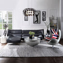 Brancaster - British Flag Accent Chair With Swivel - Pattern Fabric & Aluminum