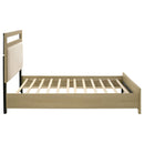 Hendricks Queen Panel Headboard Platform Bed Light Oak