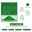 12pieces of 20 inch x 20 inch lawn wall panels, artificial lawn wall panels, green background decoration, boxwood fence wall panels, party, wedding, indoor, backyard, Christmas decoration, 33sq.FT
