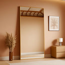 Gold Floor Mirror 21x57 Inch Full Length With Stand