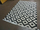 4' X 6' Hand Woven Wool Rug Contemporary Kilim Dhurrie Modern Oriental Area Rug