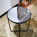 Led round end table