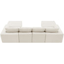 Luxury Cloud Chenille Modular U Shaped Sectional Sofa with Ottomans, Deep Seat, No Assembly Required, 3 Colors, 110*72'