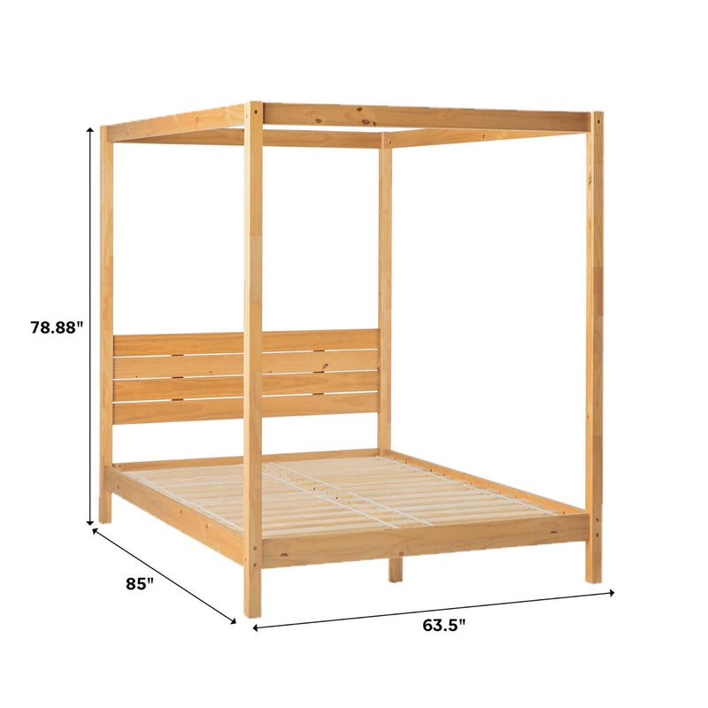 Isla Solid Wood Canopy Bedframe Collection