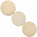 3 Unfinished Wooden Circle Shapes Cutouts DIY Crafts 4 Inches