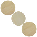 3 Unfinished Wooden Circle Shapes Cutouts DIY Crafts 4 Inches