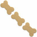 3 Unfinished Wooden Dog Bone Shapes Cutouts DIY Crafts 3.7 Inches