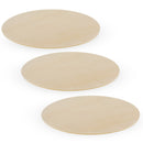 3 Unfinished Wooden Circle Disks Shapes Cutouts DIY Crafts 6 Inches