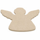 3 Unfinished Wooden Angel Shapes Cutouts DIY Crafts 3.8 Inches