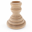 Unfinished Blank Wooden Egg Stand or Candle Holder 2.6 Inches