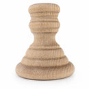 Unfinished Blank Wooden Egg Stand or Candle Holder 2.6 Inches