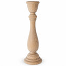 Unfinished Blank Wooden Egg Stand or Candle Holder 9 Inches