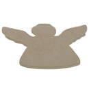 3 Unfinished Wooden Angel Shapes Cutouts DIY Crafts 3.8 Inches