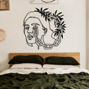 Chain Head Lady Metal Wall Art