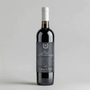 Chalkboard Anniversary Milestone Wine Label