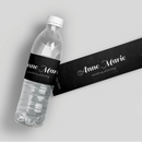 Chalkboard Wedding Planner Water Bottle Labels