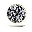Set of 4 Ceramic 8 Salad Plates  Microwave  Oven Safe