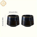 Set of 2 Japanese Kiln Ceramic Mugs | Gradient Aesthetic Drinkware