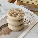 Modern Wavy Glass Cups