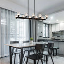 Chandelier Lights for Living Room with Modern Crystal Design & 10-Light Fixture