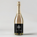 Chandelier Wedding Champagne Label