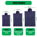 Changing Towel Poncho | Solid Colors | Medium and Large