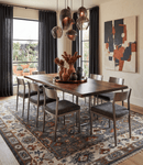 Charcoal and Ivory Hand Knotted Traditional Oushak Custom Made Wool Area Rug