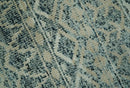Charcoal, Gray and Beige 5x7 Hand Knotted Southwestern Tribal Trellis wool Rug