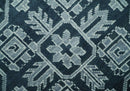 Charcoal, Gray and Silver 9x12 Hand Knotted Traditional Persian Oushak Wool Rug, Accent Rug | TRDCP1083912