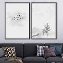Charcoal Nature Canvas