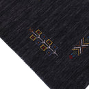 Charcoal Tribal Center Medallion Hand Loomed Wool Area Rug