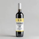 Chardonnay Descriptions Wine Label