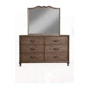 Charleston Mirror, Anique Grey