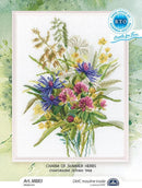 Charm of summer herbs M883 Counted Cross Stitch Kit