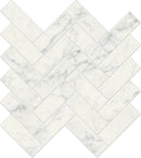 Charme Evo Michelangelo Extra White Covebase Marble Look Porcelain Moldings 6x12