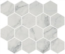 Charme Veined Statuario Cove Base Marble Look Porcelain 6x12