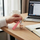 Charming Bubble Tea Keychain – Perfect for Boba Tea Enthusiasts