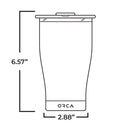 CHASER™ 22OZ TUMBLER with Lid for Hot and Cold Drinks, Insulated Stainless Steel