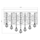Chaucer 14 Inch 3-Lights Chrome Flush Mount Chandelier Cylinder