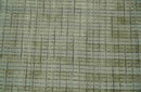 Checkered Olive Green & Beige Scandinavian 8x10 Hand Made Blended Wool Flatwoven Area Rug | KE19