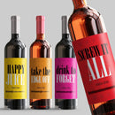 Cheer Up Wine Label Set