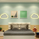 Cheerful white smiling sun led wall sconce bedroom light