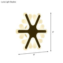 Cheerful white smiling sun led wall sconce bedroom light