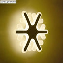Cheerful white smiling sun led wall sconce bedroom light