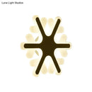 Cheerful white smiling sun led wall sconce bedroom light