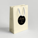 Cheers Gold Wedding Favor Labels