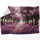 Cherry Blossom Strolls Blanket