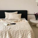 DecorBites™ Cooling Quilt: Soft Silky Single Double Bed Blanket for Summer & Autumn