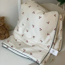 DecorBites™ Cooling Quilt: Soft Silky Single Double Bed Blanket for Summer & Autumn